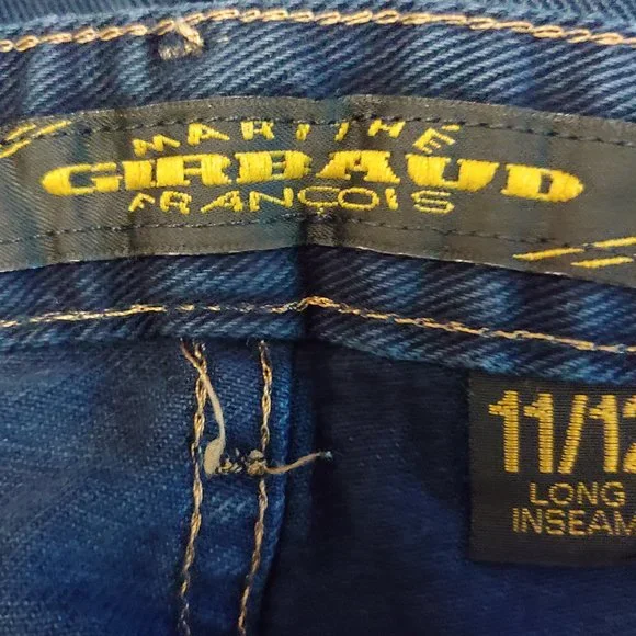 Marith Francois Girbaud Denim high waisted size 11/12 dark wash - Picture 11 of 13